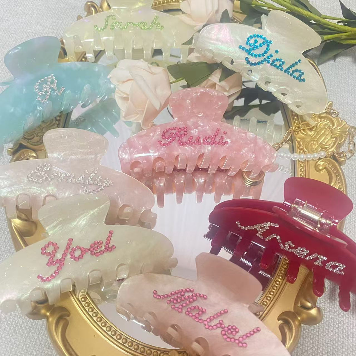 Personalised Hair Claw Clip
