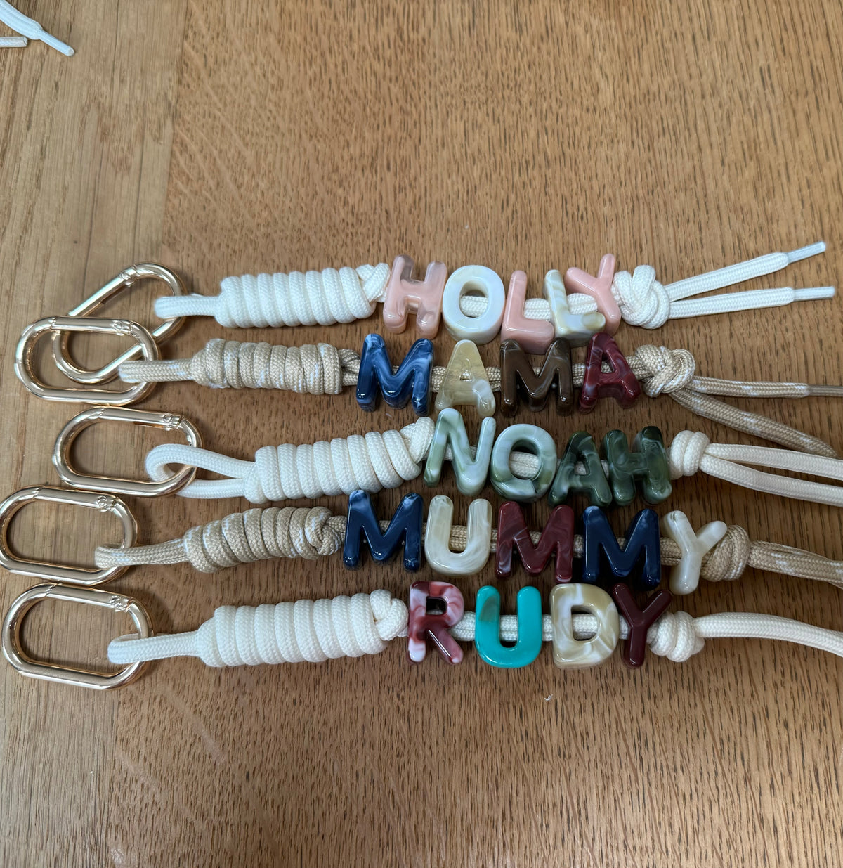 Single Personalised Keychain